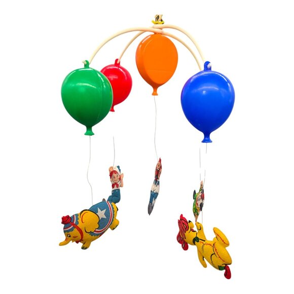 Dolly Toy Raggedy Ann & Andy Musical Mobile No. 613 Bobbs-Merrill 1980 Nursery - Picture 5 of 16